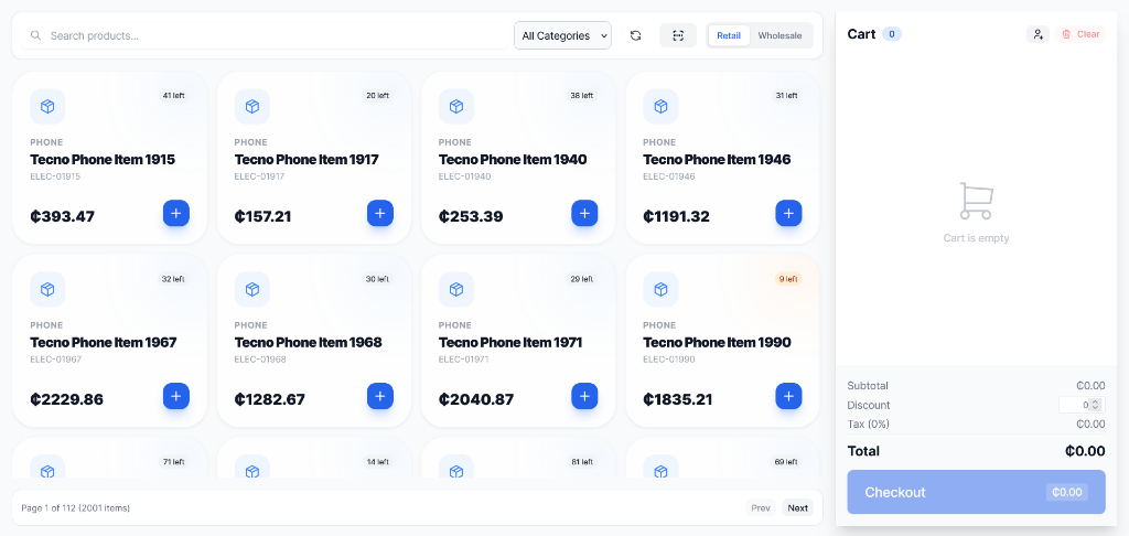 E-commerce Storefront